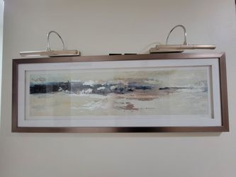Large Contemporary Framed Abstract Art Print