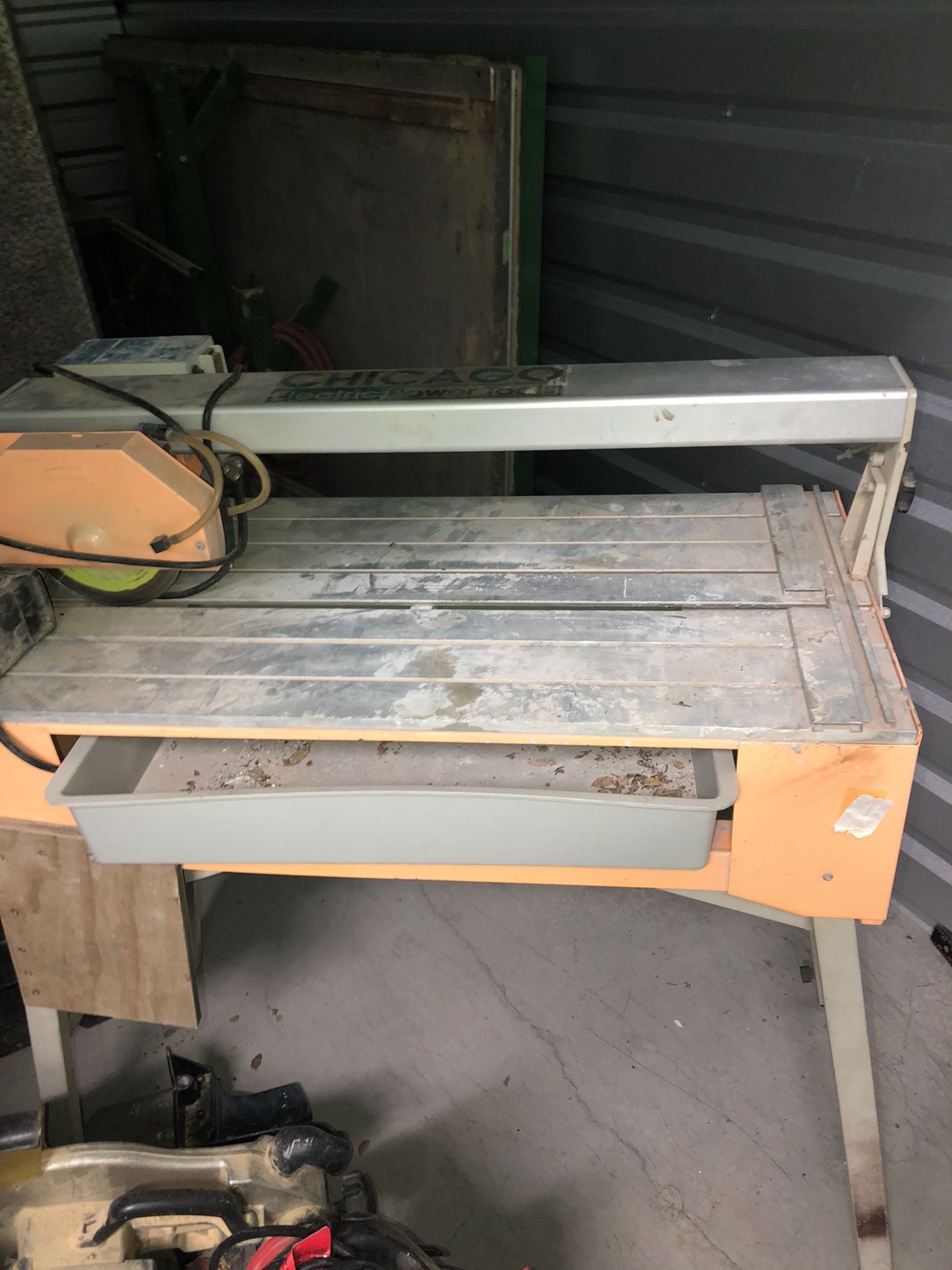 Chicago Tile Wet Saw Table