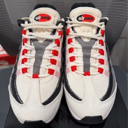 Nike Air Max 95 QS Size 9.5 Summit White/Chile Red DH9792-100
