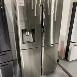 Samsung Stainless Steel 28 Cu. Ft. Food Showcase 4-Door Flex Refrigerator With FlexZone