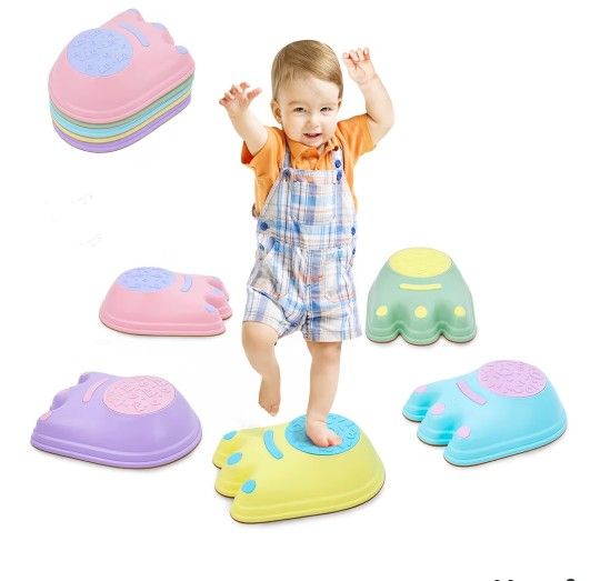 Jootan 5 Pieces Stepping Stones For Al Kids