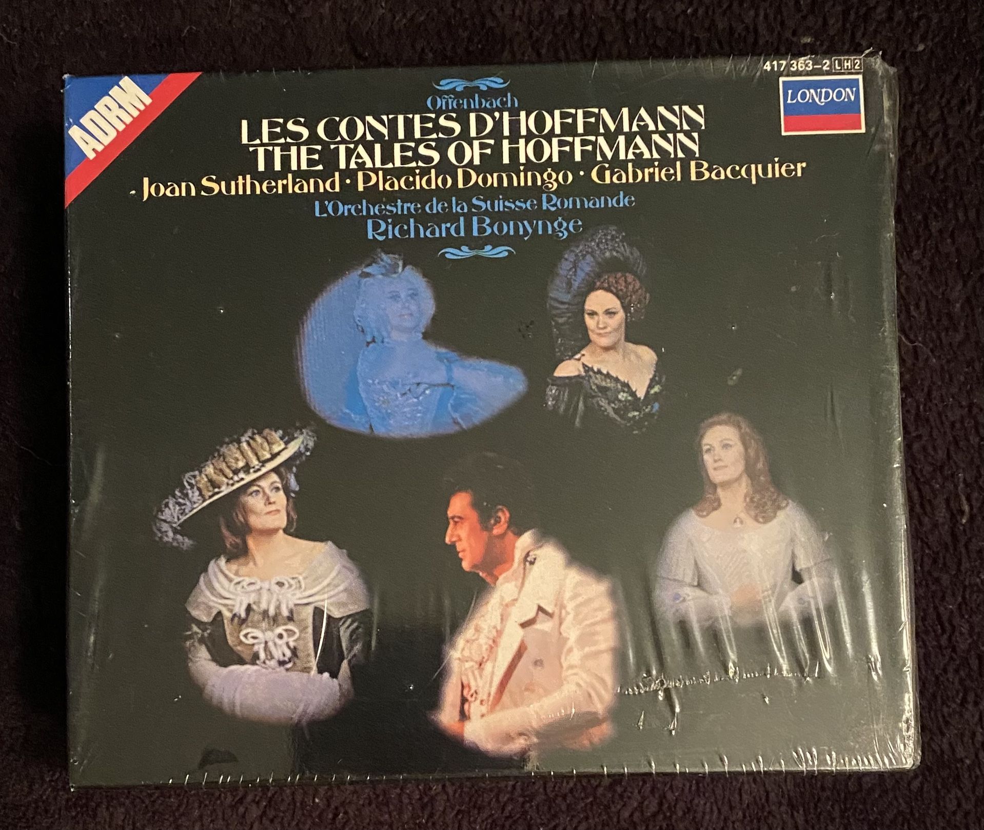 Les Contes D’Hoffmann The Tales Of Hoffman  Offenbach Sutherland Domingo Bacquier Les Contes London Records 2 CD Box Set (Brand New) (Rare)