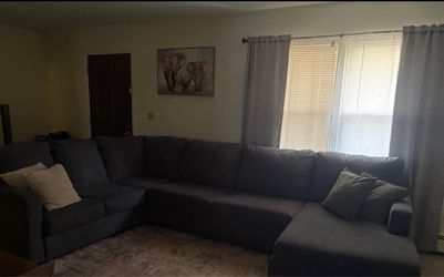 Dark Gray Modular Sectional Sofa with Chaise