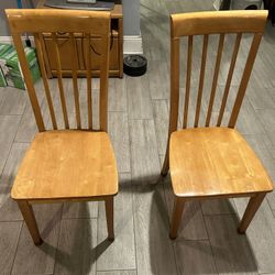 2 Brown Chairs