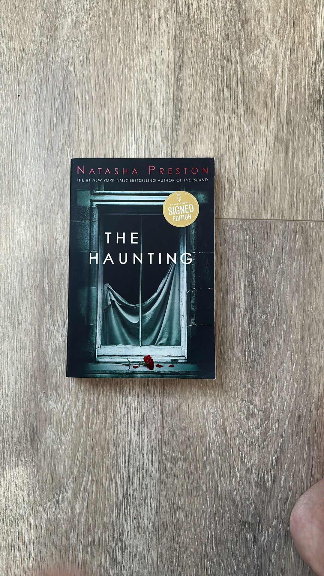 Paperback Book Collector Signed Edition THE HAUNTING book By Natasha Preston