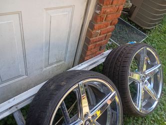 Rims and tires, 22-inch, 5-lug—$700.