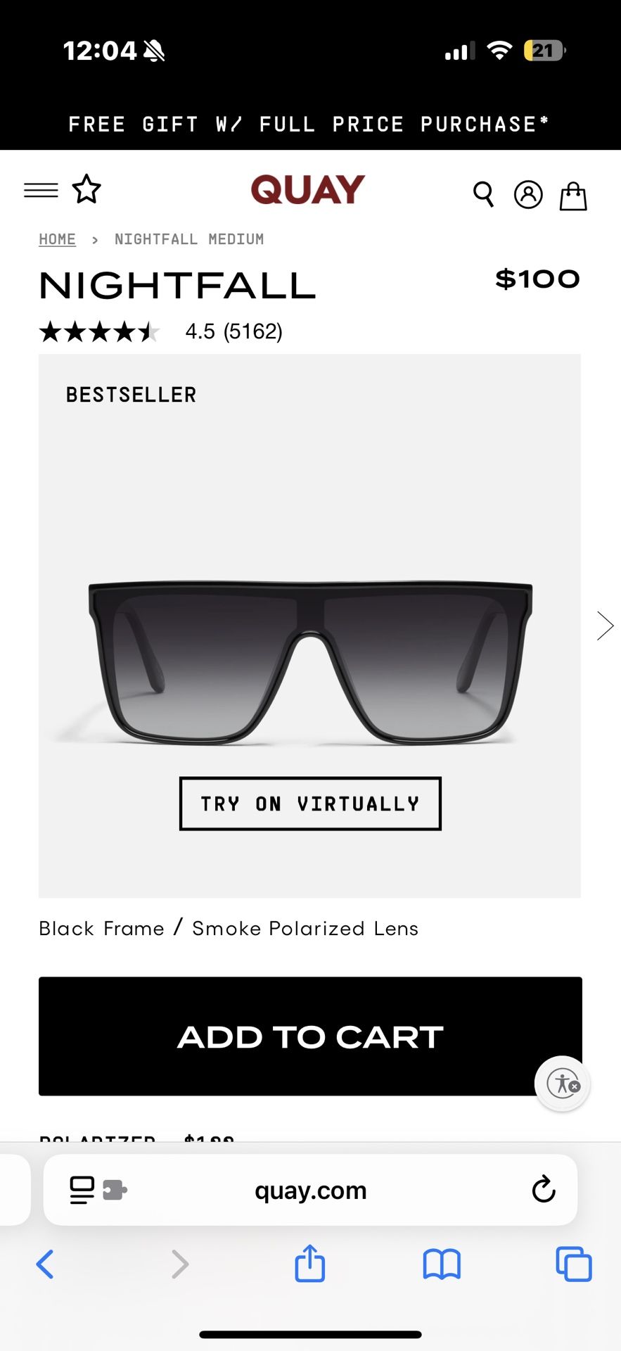 Quay Sunglasses Polarized