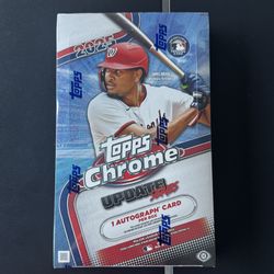 2025 Topps Chrome Update Series Baseball Hobby Box 