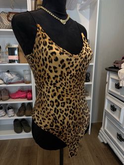 Cheetah print body suit
