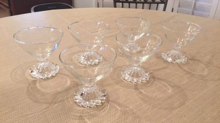 6 Dessert Glasses