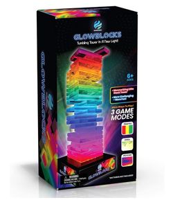Glowblocks Light-Up Tumbling Tower Game,