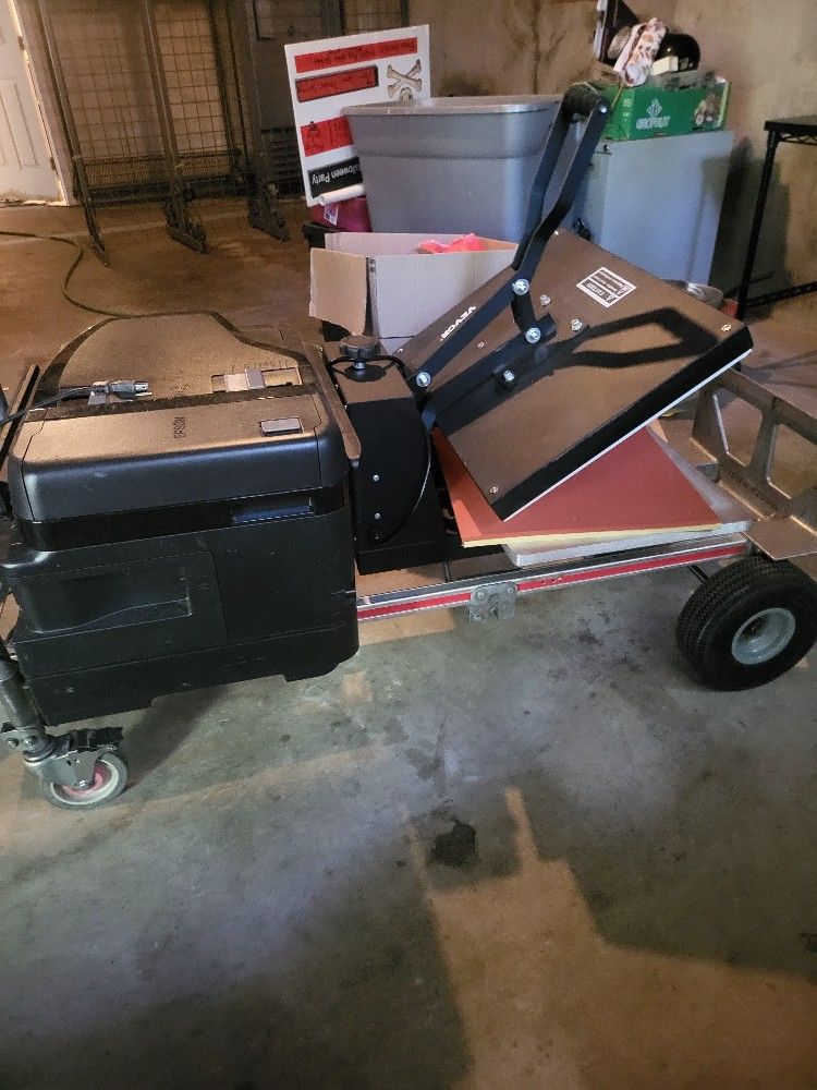 Epson 7720 Printer 2 Heat Press Fix Or Parts