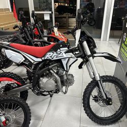 RFZ Apollo 125CC Dirt Bike New! Finance For $150 Down Payment!!