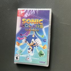 NEW SONIC COLORS ULTIMATE FOR NINTENDO SWITCH GAME