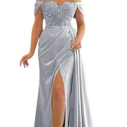 Mermaid Silver Dress
