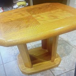 Wood End Table