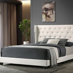 KING BED FRAME NO MATTRESS 