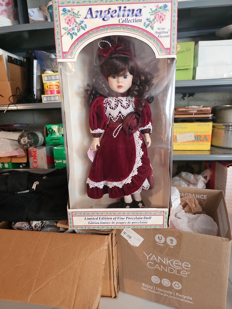 Limited edition find porcelain doll..
