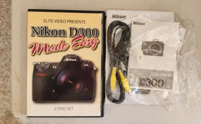Nikon D300 Manual and DVD Tutorial