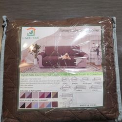 Reversible Sofa Cover 68"