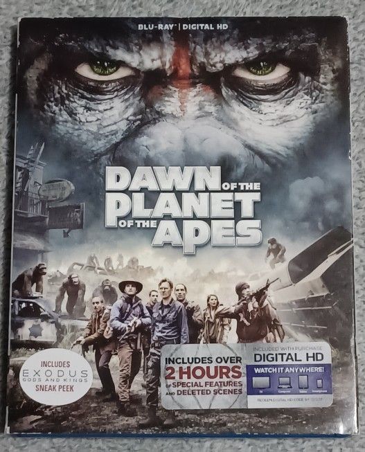 Planet Of The Apes DVD BLU RAY Movie Mark Wahlberg Theater 