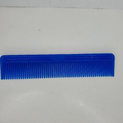 Vintage Stone & Stone 8.5 inch Blue Hard Plastic Comb