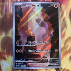 Charmander 151 Illustration Rare 168/165 NM