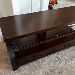 Dark Wood Tv Stand 