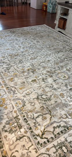 Cady Cream 9 ft. x 12 ft. Machine Washable Transitional Area Rug