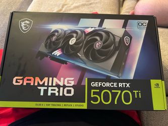 Gaming trio, GeForce RTX 5070 TI graphics card