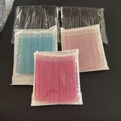 Micro Applicator Brushes And Eyelash Wands  