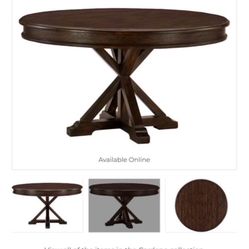 Homelegance Casual Dining Round Dining Table Top 1689-54 at Anna's Home Furnishings