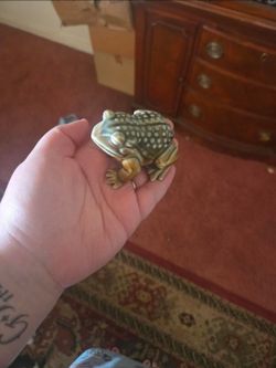 Decorative Frog Figurine