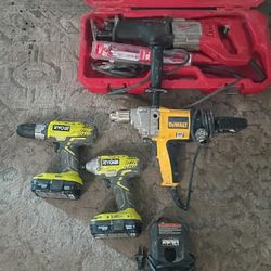 DeWalt Milwalk Ryobi Mixed Lot