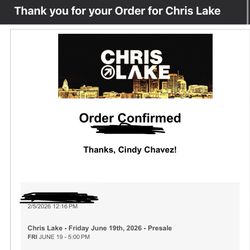 Chris Lake Tickets 