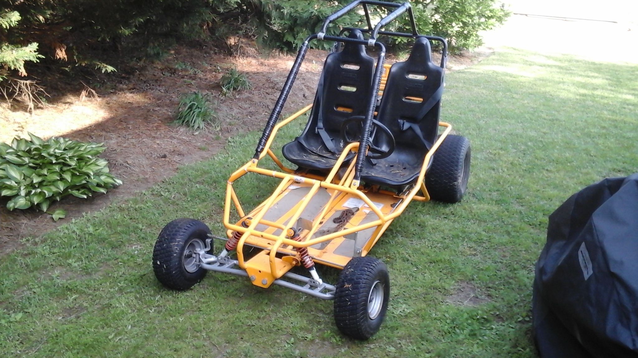 Yerf Dog 3205 two seater go cart, needs work