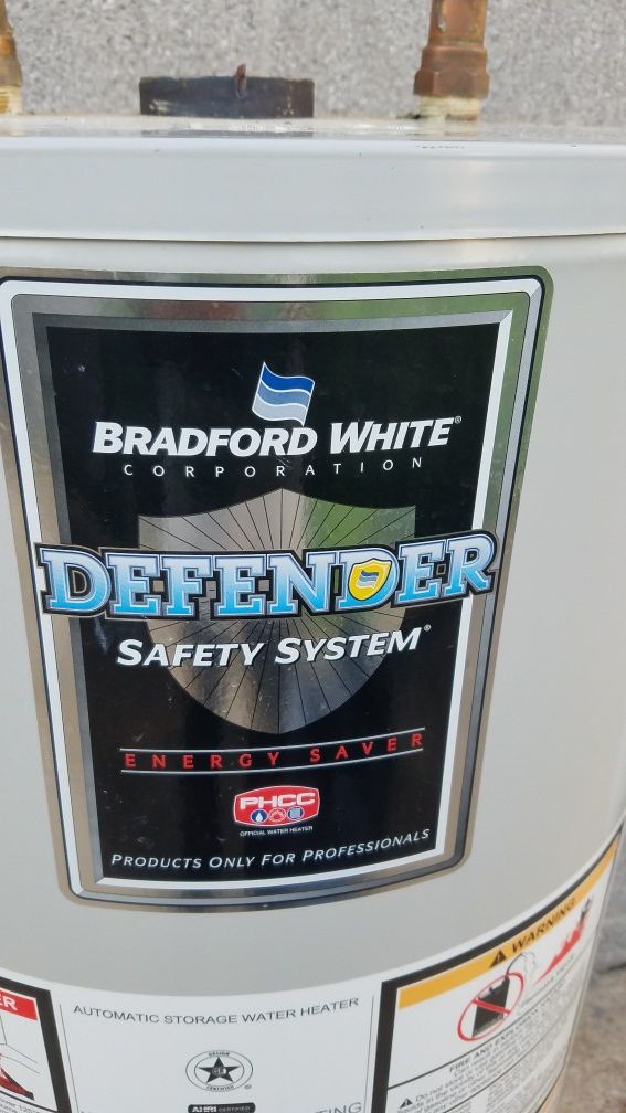 Bradford white hot water heater