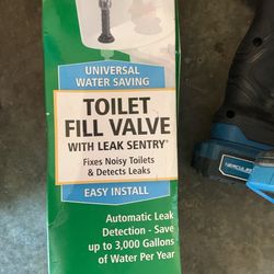 Universal Toilet Fill Valve  .