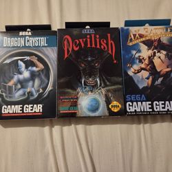 Rare Game Gear Games CIB