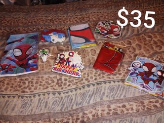 Spider-Man happy party supplies
