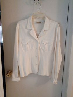 White JACKET / TOP. LIZ CLAIBORNE