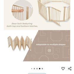 Comfy Cubs Wooden Playpen