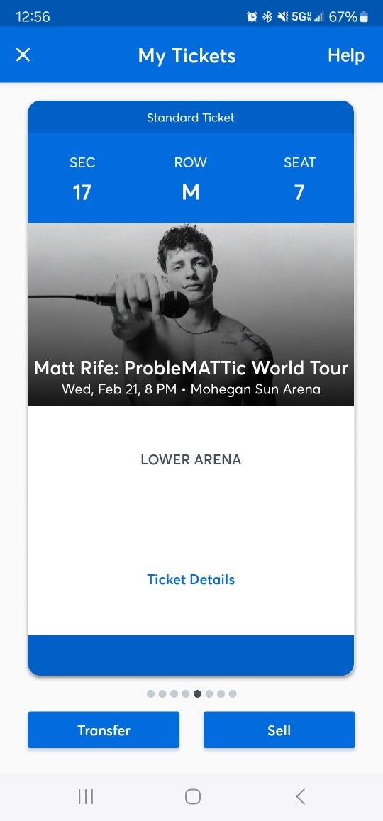 MATT RIFE TICKETS MOHEGAN SUN