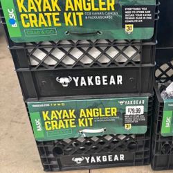 Yak Attack Kayak Fishing Crate Kit Camping Hiking Fishing 