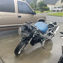 Blue 98 Suzuki Tl1000r Japanese Bike 
