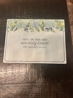 Glass Cutting Board (decor) $25