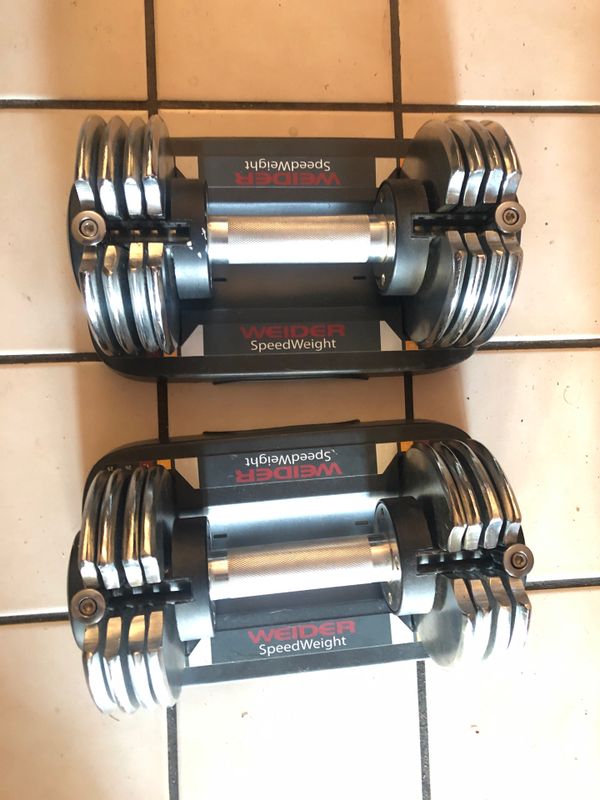Weider Speed Weight Adjustable Dumbbells for Sale in Fontana, CA OfferUp