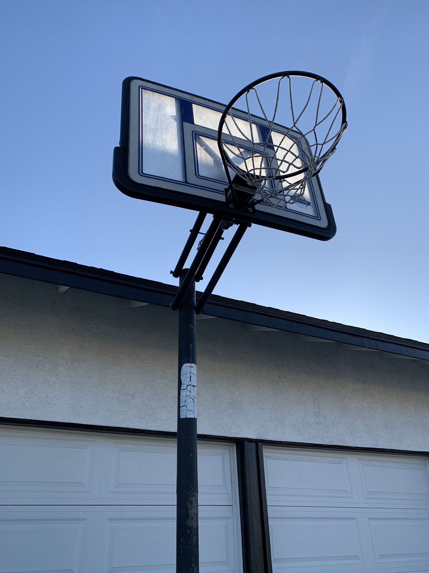 Perfect For DADS & GRADS NBA Official 54 In. Wall-Mounted Basketball Hoop  with Polycarbonate Backboard for Sale in Hanford, CA - OfferUp