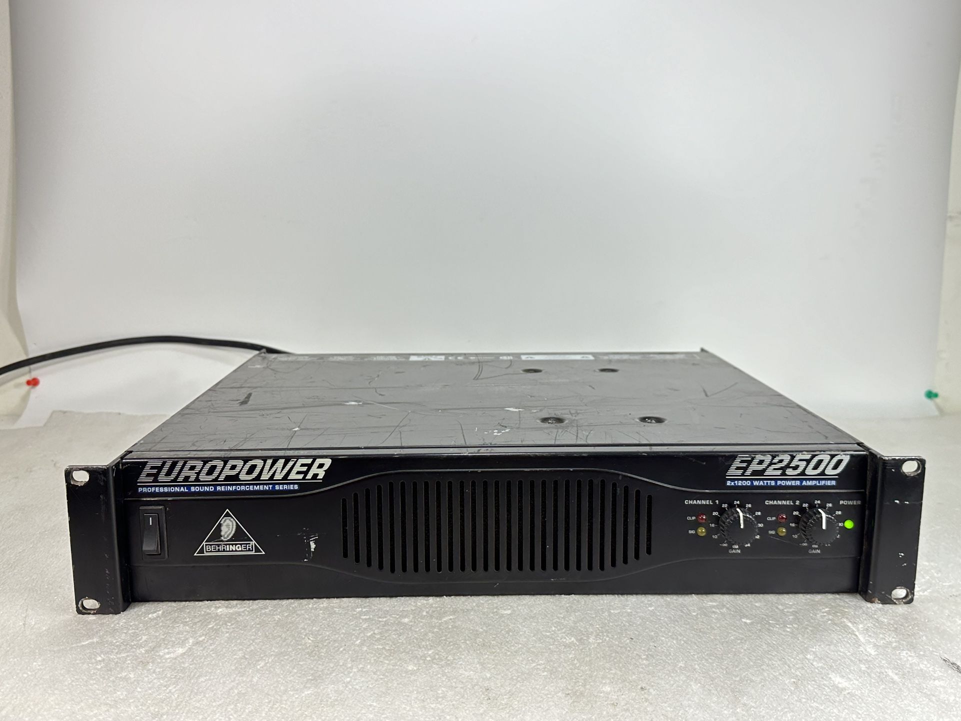 Behringer Europower EP2500 ~ 2-Channel Power Amplifier ~ 1200WPC into 2 Ohms