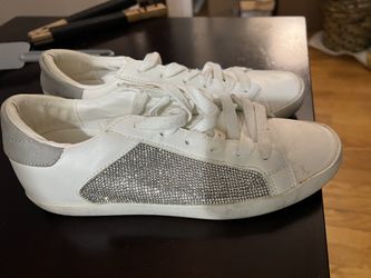 White Leather Gym Shoes